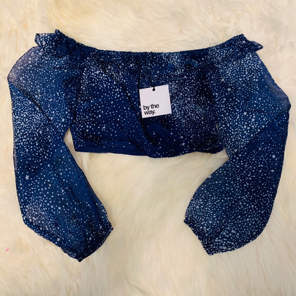by the way Sz Small • Revolve • Celestial Crop Top • NWT!